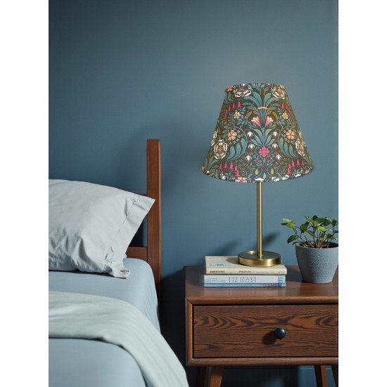 William Morris Molly Black Fabric Tapered Empire Lampshade