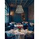 William Morris Molly Black Fabric Tapered Empire Lampshade