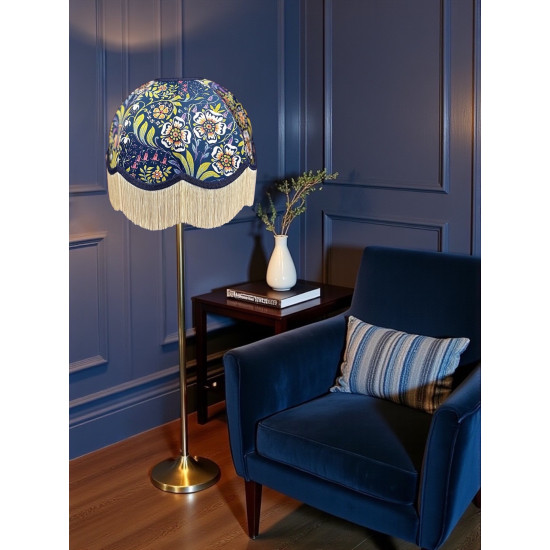 William Morris Molly Blue Dome Lampshade