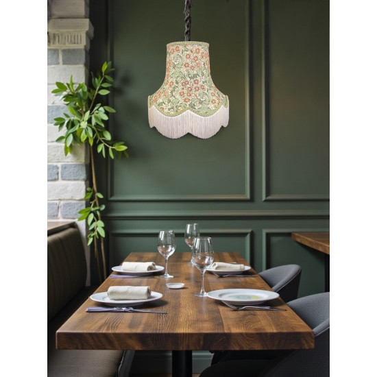 William Morris Orchid Buttercup Sage Lampshade