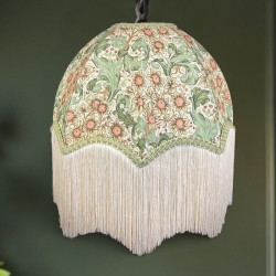 William Morris Orchid Buttercup Sage Parachute Dome Lampshade