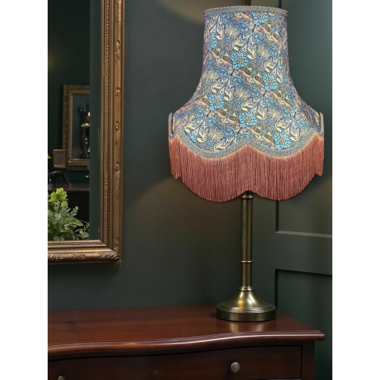 William Morris Peacock and Dragon Lampshade