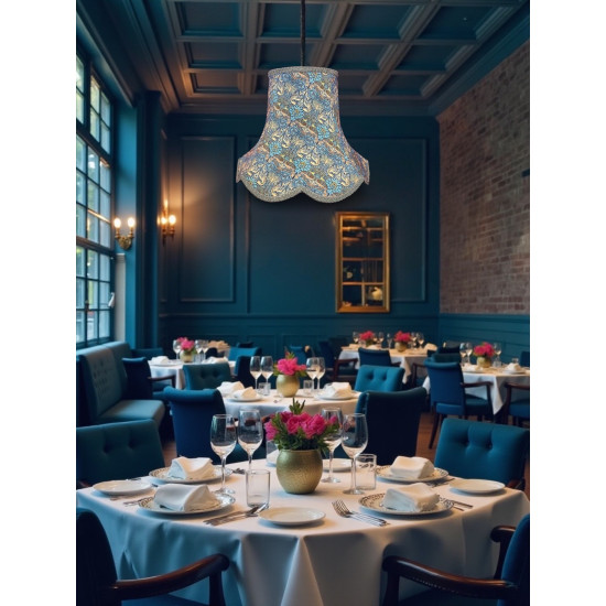 William Morris Peacock and Dragon Modern Lampshade