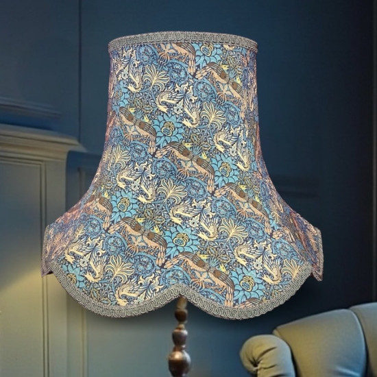William Morris Peacock and Dragon Modern Lampshade