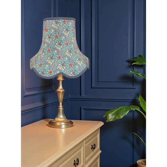 William Morris Snakeshead Blue Modern Lampshade