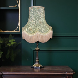 William Morris Snakeshead Forest Green Coffee Lampshade