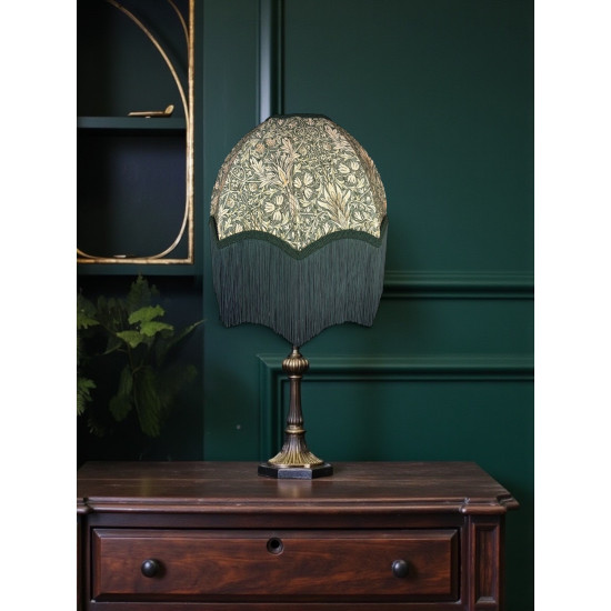 William Morris Snakeshead Forest Green Parachute Dome Lampshade