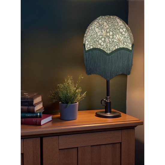 William Morris Snakeshead Forest Green Parachute Dome Lampshade