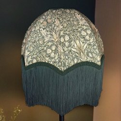 William Morris Snakeshead Forest Green Parachute Dome Lampshade