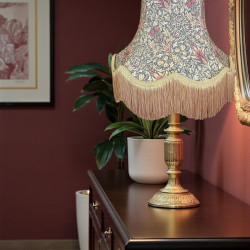 William Morris Snakeshead Mocha Lampshade
