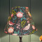 William Morris Strawberry Thief Black Fabric Tapered Empire Lampshade