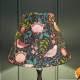 William Morris Strawberry Thief Black Fabric Tapered Empire Lampshade