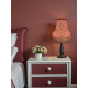 William Morris Strawberry Thief Crimson Burgundy Gold Lampshade