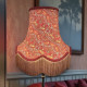 William Morris Strawberry Thief Crimson Burgundy Gold Lampshade