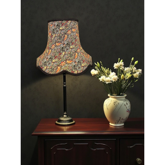 William Morris Strawberry Thief Ebony Black Modern Lampshade