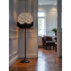 William Morris Strawberry Thief Ebony Black Dome Lampshade