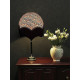 William Morris Strawberry Thief Ebony Black Parachute Dome Lampshade