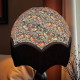 William Morris Strawberry Thief Ebony Black Parachute Dome Lampshade