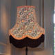 William Morris Strawberry Thief Ebony Orange Lampshade William Morris Strawberry Thief Ebony Orange Lampshade
