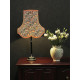 William Morris Strawberry Thief Ebony Orange Modern Lampshade