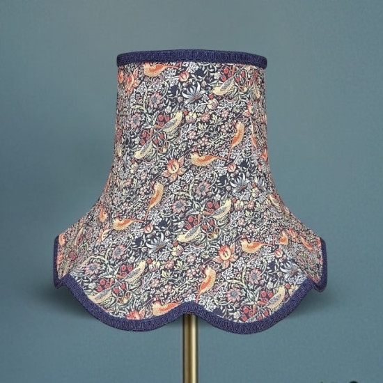 William Morris Strawberry Thief Navy Modern Lampshade William Morris Strawberry Thief Navy Modern Lampshade