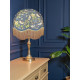 William Morris Strawberry Thief Navy Slate Dome Lampshade