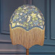 William Morris Strawberry Thief Navy Slate Parachute Dome Lampshade