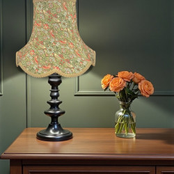 William Morris Strawberry Thief Sage Gold Modern Lampshade