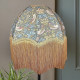 William Morris Strawberry Thief Teal Parachute Dome Lampshade
