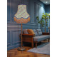 William Morris Violet and Columbine Navy Lampshade