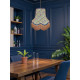 William Morris Violet and Columbine Navy Lampshade