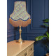 William Morris Violet and Columbine Navy Lampshade