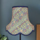 William Morris Violet and Columbine Navy Modern Lampshade William Morris Violet and Columbine Navy Modern Lampshade