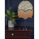 William Morris Violet and Columbine Navy Parachute Dome Lampshade
