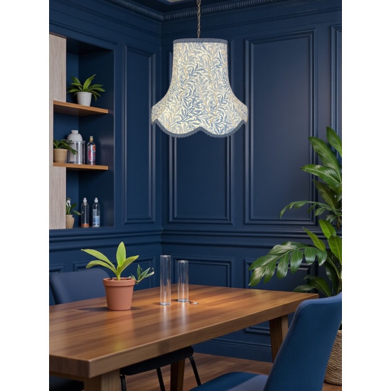 William Morris Willow Bough Azure Modern Lampshade