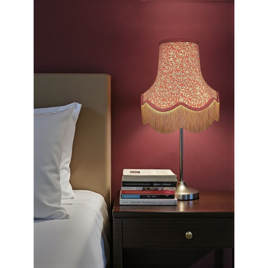 William Morris Willow Bough Crimson Lampshade