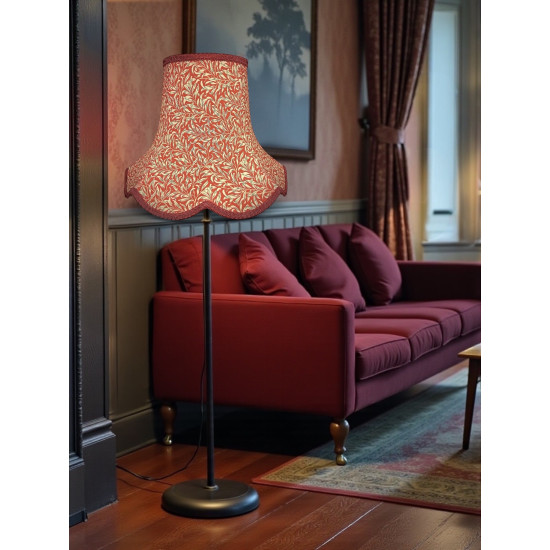William Morris Willow Bough Crimson Modern Lampshade