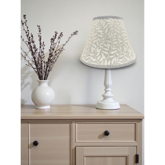 William Morris Willow Bough Light Grey Fabric Tapered Empire Lampshade