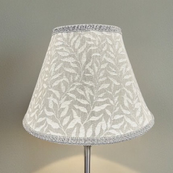 William Morris Willow Bough Light Grey Fabric Tapered Empire Lampshade