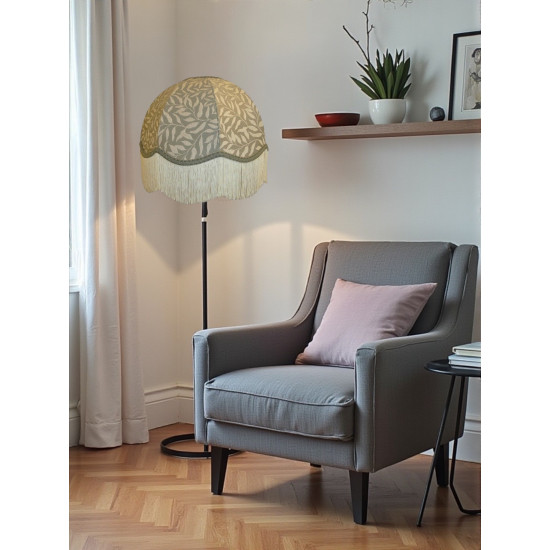 William Morris Willow Bough Light Grey Dome Lampshade