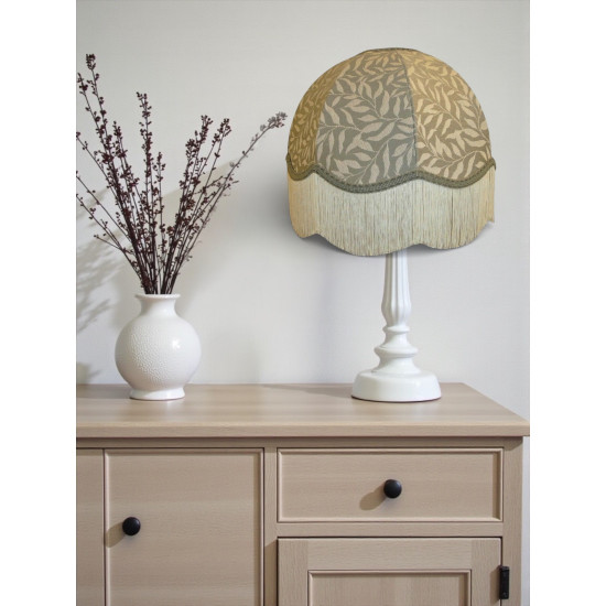 William Morris Willow Bough Light Grey Dome Lampshade