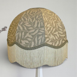William Morris Willow Bough Light Grey Dome Lampshade