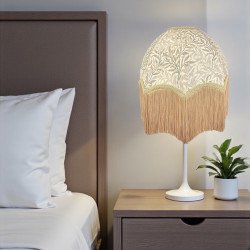 William Morris Willow Bough Natural Gold Parachute Dome Lampshade