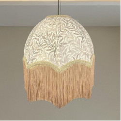 William Morris Willow Bough Natural Gold Parachute Dome Lampshade