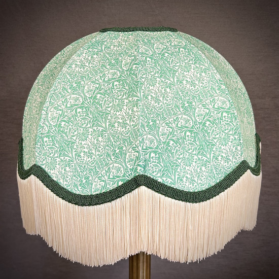 William Morris Bluebell Green Dome Lampshade