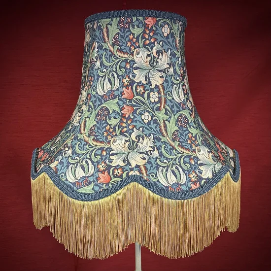 William Morris Golden Lily Jewel Lampshade