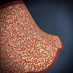 William Morris Willow Bough Crimson Modern Lampshade William Morris Willow Bough Crimson Modern Lampshade