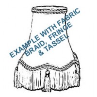 Fabric, Braid, Fringe & Tassel - Single Scollop 
